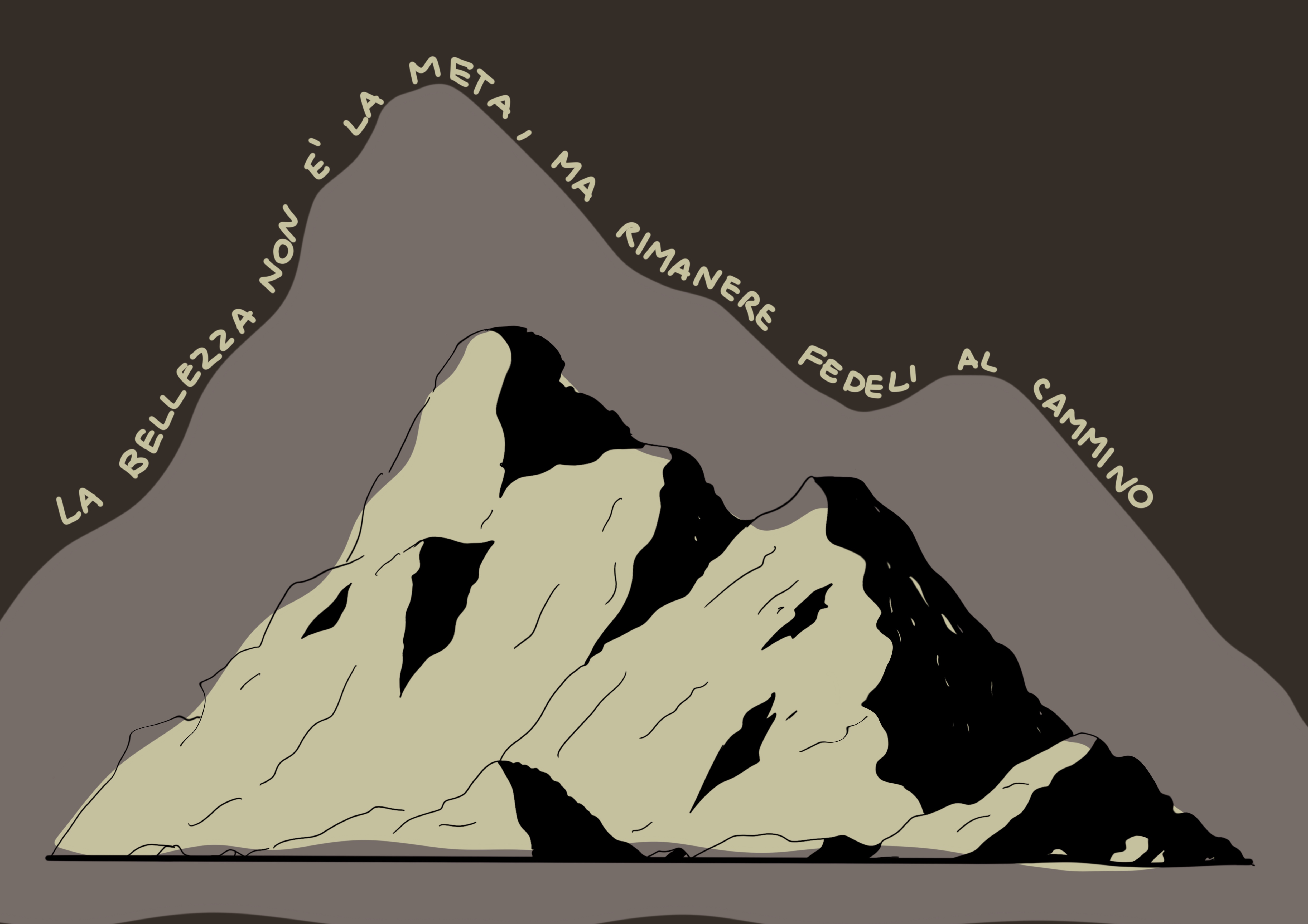 la bellezza non è la meta, ma essere fedeli al cammino